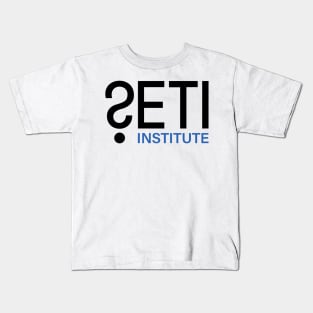 Search For Extraterrestrial Intelligence (SETI) Logo Kids T-Shirt